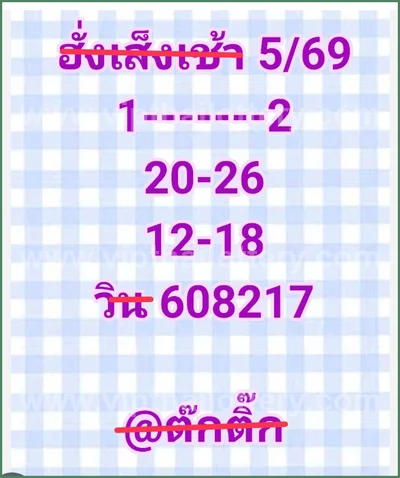 Thai Lotto Final Game Paper Cut Digit Direct 3Up 16-06-2026