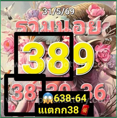 Thai Lottery Winning Touch 3d Tips Master VIP HTF 16.6.2026