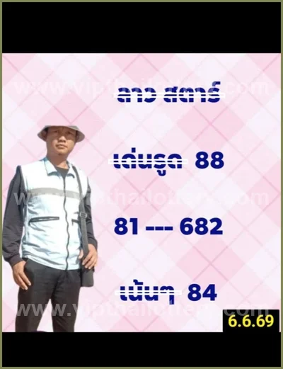 Thai Lotto Non-Miss Paper Game Cut Digit 3d Tips 16-06-2026