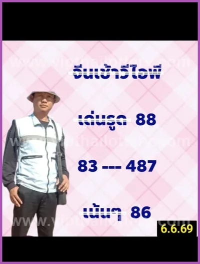 Thai Lotto Non-Miss Paper Game Cut Digit 3d Tips 16-06-2026