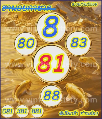 Thai Lotto HTF 3Up Direct Set Touch Cut Digit VIP 16/6/2026