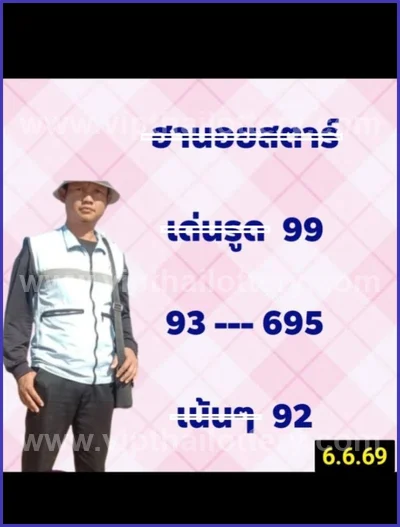 Thai Lotto HTF 3Up Direct Set Touch Cut Digit VIP 16/6/2026
