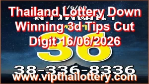 Thailand Lottery Down Winning 3d Tips Cut Digit 16/06/2026