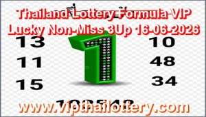 Thailand Lottery Formula VIP Lucky Non-Miss 3Up 16-06-2026