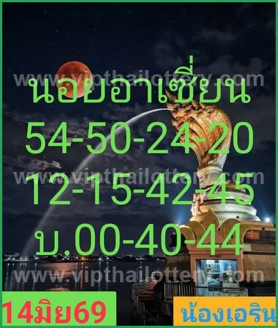 Thailand Lottery Down Winning Paper Tips Master 16/6/2026