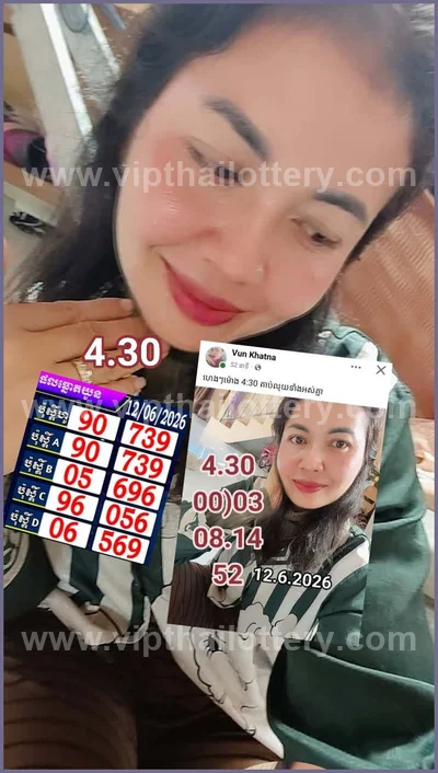 Thailand Lottery Formula Non-Miss Numbers Paper 16-06-2026