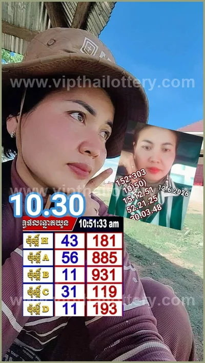 Thailand Lottery Formula Non-Miss Numbers Paper 16-06-2026