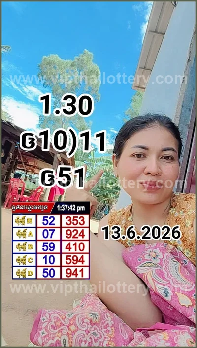 Thailand Lottery Sure namber Final Game Result VIP 16-6-2026