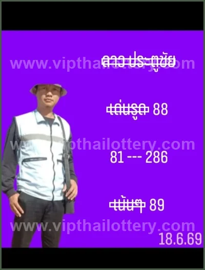 Thailand Lottery Numbers Lucky Tips Non-Miss VIP 01/07/2026