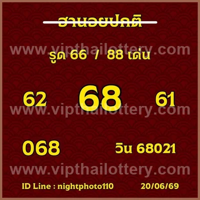 Thailand Lottery Down 100% Sure Number Tips Formula 01.07.26