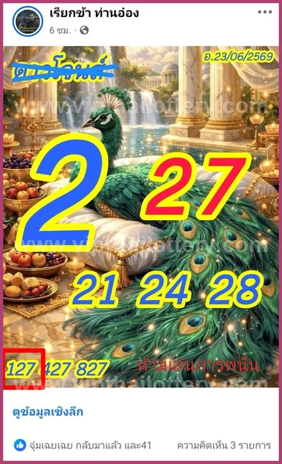 Thailand Lottery Result 3Up Set HTF Lucky Tips 01/07/2026