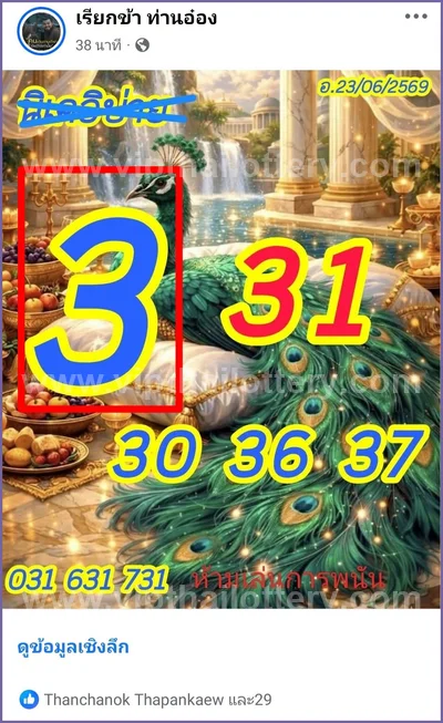 Thailand Lottery Result 3Up Set HTF Lucky Tips 01/07/2026