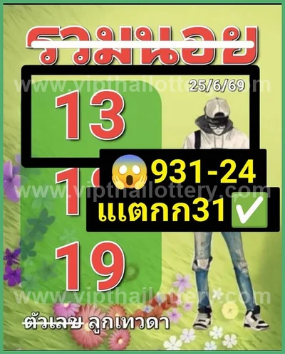Thailand Lottery Down Result Paper Set Lucky Tips 01.07.2026