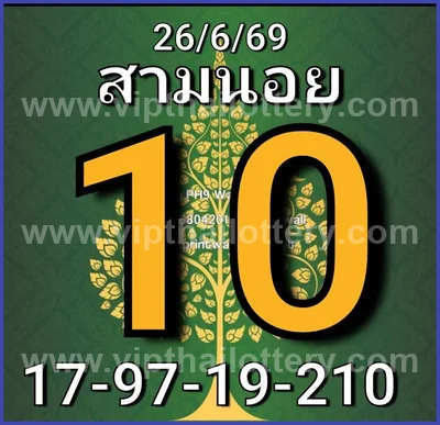 Thailand Lottery Down Set Cut Digit Sure namber 01-7-2026