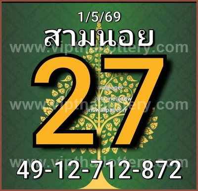 Thai Lotto Formula HTF Master 3Up Direct Tips 01 July 2026