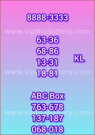 Thai Lottery Paper Cut Digit Game 3d Tips Numbers 01-7-2026