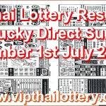 Thai Lottery Result Lucky Direct Sure namber 1st July 2026