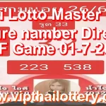 Thai Lotto Master 3Up Sure namber Direct HTF Game 01-7-2026