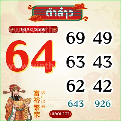 Thai Lottery Sure namber Paper Cut Digit HTF VIP 16.07.2026