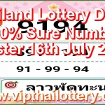 Thailand Lottery Down 100% Sure Number Master 16th July 2026