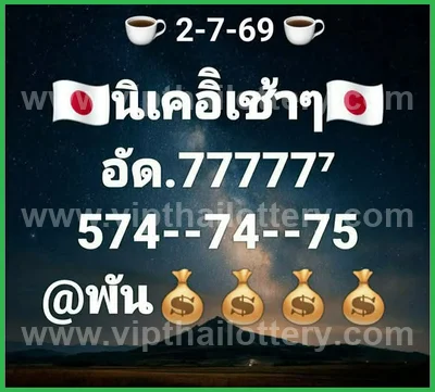 Thailand Lottery Master Numbers HTF Non-Miss Game 16/07/2026