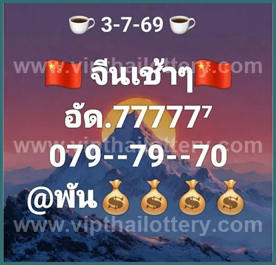 Thailand Lottery Master Numbers HTF Non-Miss Game 16/07/2026