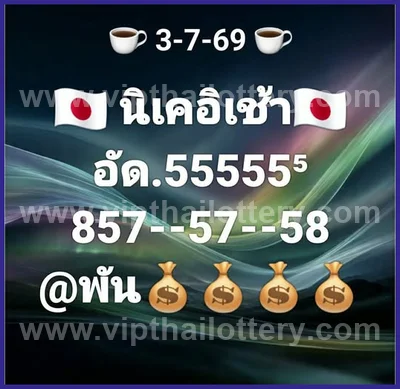 Thailand Lottery Master Numbers HTF Non-Miss Game 16/07/2026