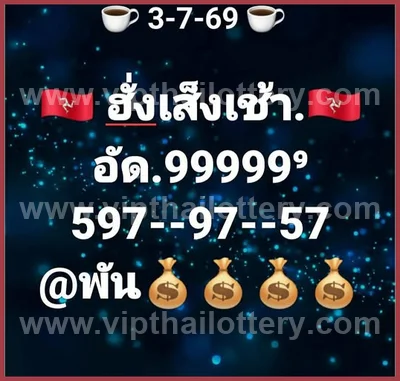 Thailand Lottery Master Numbers HTF Non-Miss Game 16/07/2026