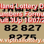 Thailand Lottery Down Numbers Formula Result 3Up 16/07/2026