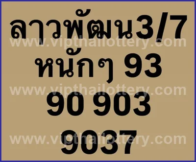 Thailand Lottery Down Numbers Formula Result 3Up 16/07/2026