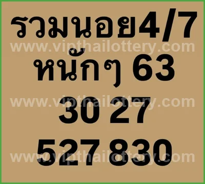 Thailand Lottery Down Numbers Formula Result 3Up 16/07/2026