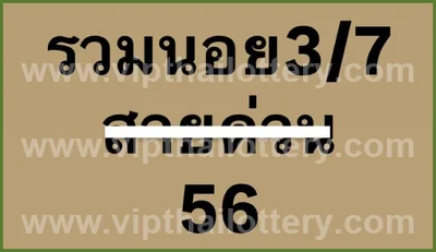Thailand Lottery Down Numbers Formula Result 3Up 16/07/2026