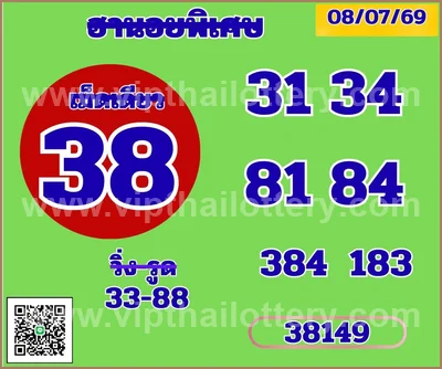 Thailand Lottery Result 3Up Set Lucky Sure namber 16.07.2026
