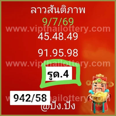 Thailand Lottery Down Formula 3Up Paper Final Game 16/7/2026