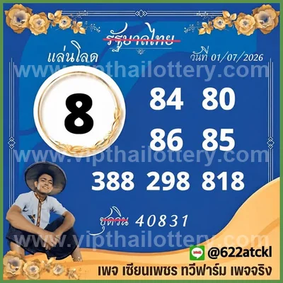 Thailand Lottery Result 100% Sure Number VIP Set 16.7.2026