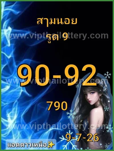 Thailand Lottery Down Paper Touch Game Winning 16-07-2026