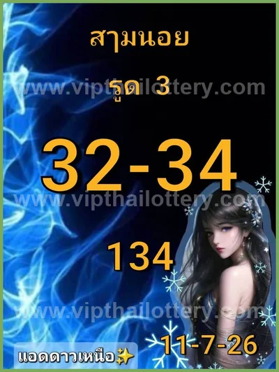 Thailand Lottery Down Paper Touch Game Winning 16-07-2026