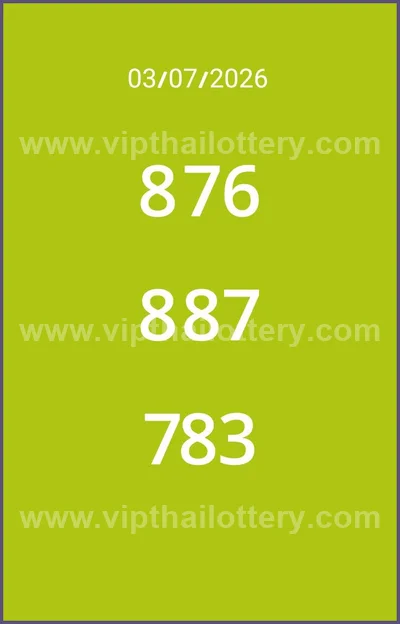 Thai Lottery Paper Non-Miss Final Game 3Up 16th July 2026