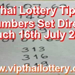 Thai Lottery Tips Numbers Set Direct Touch 16th July 2026