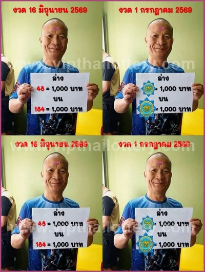 Thai Lottery Tips Numbers Set Direct Touch 16th July 2026