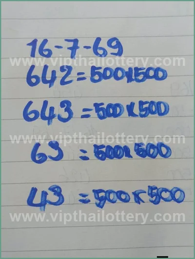 Thai Lottery Tips Numbers Set Direct Touch 16th July 2026