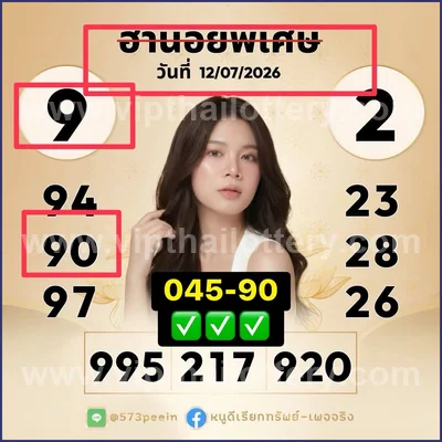 Thai Lottery 100% Sure Number HTF Final Game VIP 16/07/2026