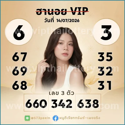 Thai Lottery 100% Sure Number HTF Final Game VIP 16/07/2026
