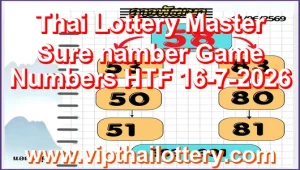 Thai Lottery Master Sure namber Game Numbers HTF 16-7-2026