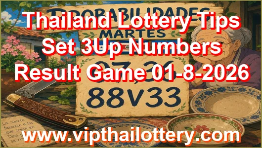Thailand Lottery Tips Set 3Up Numbers Result Game 01-8-2026