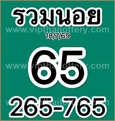 Thailand Lottery Non-Miss Sure namber Direct 3Up 01-08-2026