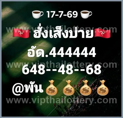 Thai Lottery 100% Sure Number Tips Non-Miss Lucky 01.8.2026
