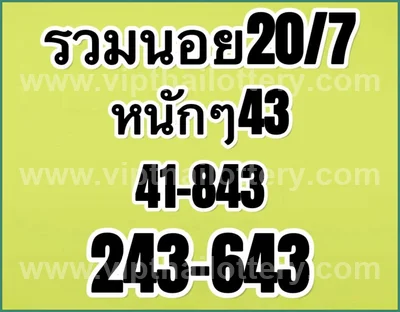 Thai Lotto Touch Lucky Paper VIP Final Game 1st August 2026