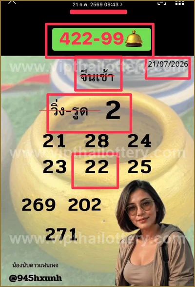 Thailand Lottery Touch Set Result Non-Miss Lucky 01.08.2026