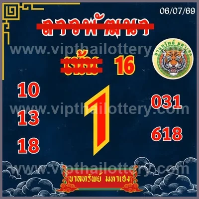 Thai Lottery Final Game HTF 100% Sure Number VIP 01-08-2026